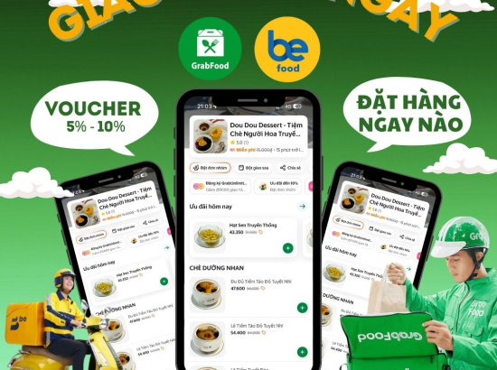 Tiệm Chè Dou Dou – Gọi Món Ngon Người Hoa Chỉ Với Một Chạm Qua GrabFood & BeFood